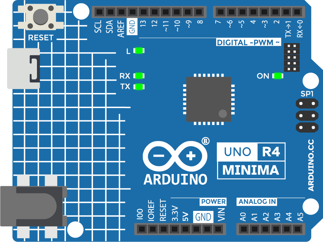 logo Arduino UNO R4 Minima